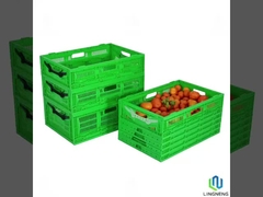 Scatole di plastica pieghevoli da 45L, scatole pieghevoli rettangolari