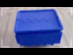 Scatole di trasloco di plastica di fabbrica Scatole di stoccaggio di plastica impilabili riciclabili